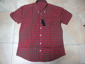 RELCO, pánska košeĺa so škótskym červenozeleným károvaním 100%bavlna 